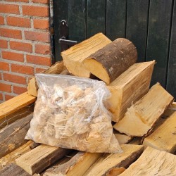 Aanmaakkrullen 1 kg – Natuurlijke Vuurstarters voor Haard & BBQ | Haardhoutheusden