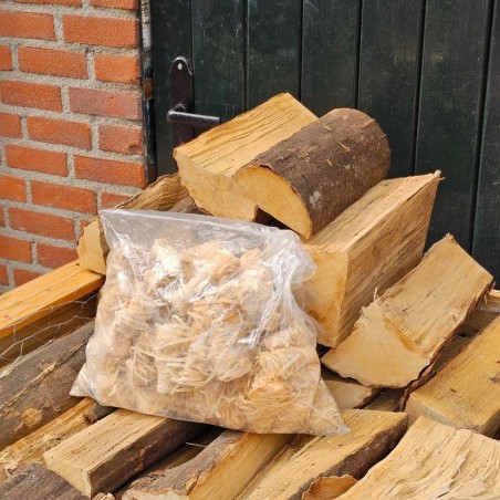 Aanmaakkrullen 1 kg – Natuurlijke Vuurstarters voor Haard & BBQ | Haardhoutheusden