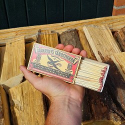 Zwaluw lucifers | doos ca. 45 stuks | Haardhout Heusden